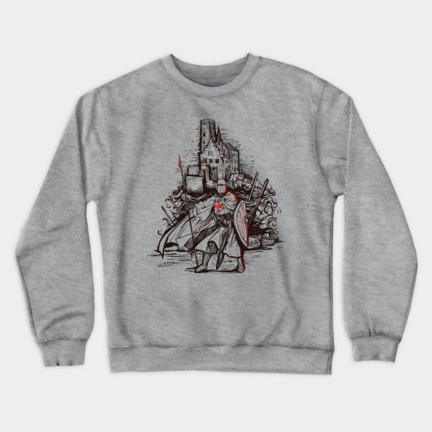 Templar Crewneck Sweatshirt by blackroserelicsshop@gmail.com